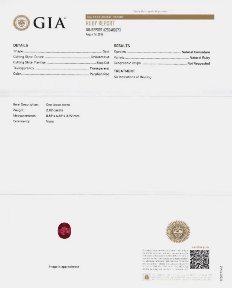 GIA-橢圓-紅寶石-2.02ct-戒指-Purplish Red-NO