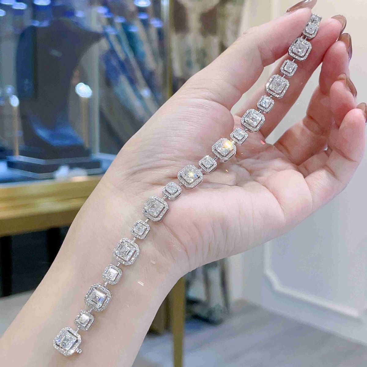 天然-GIA-手鍊-18k