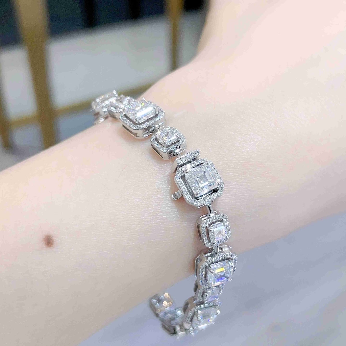 天然-GIA-手鍊-18k