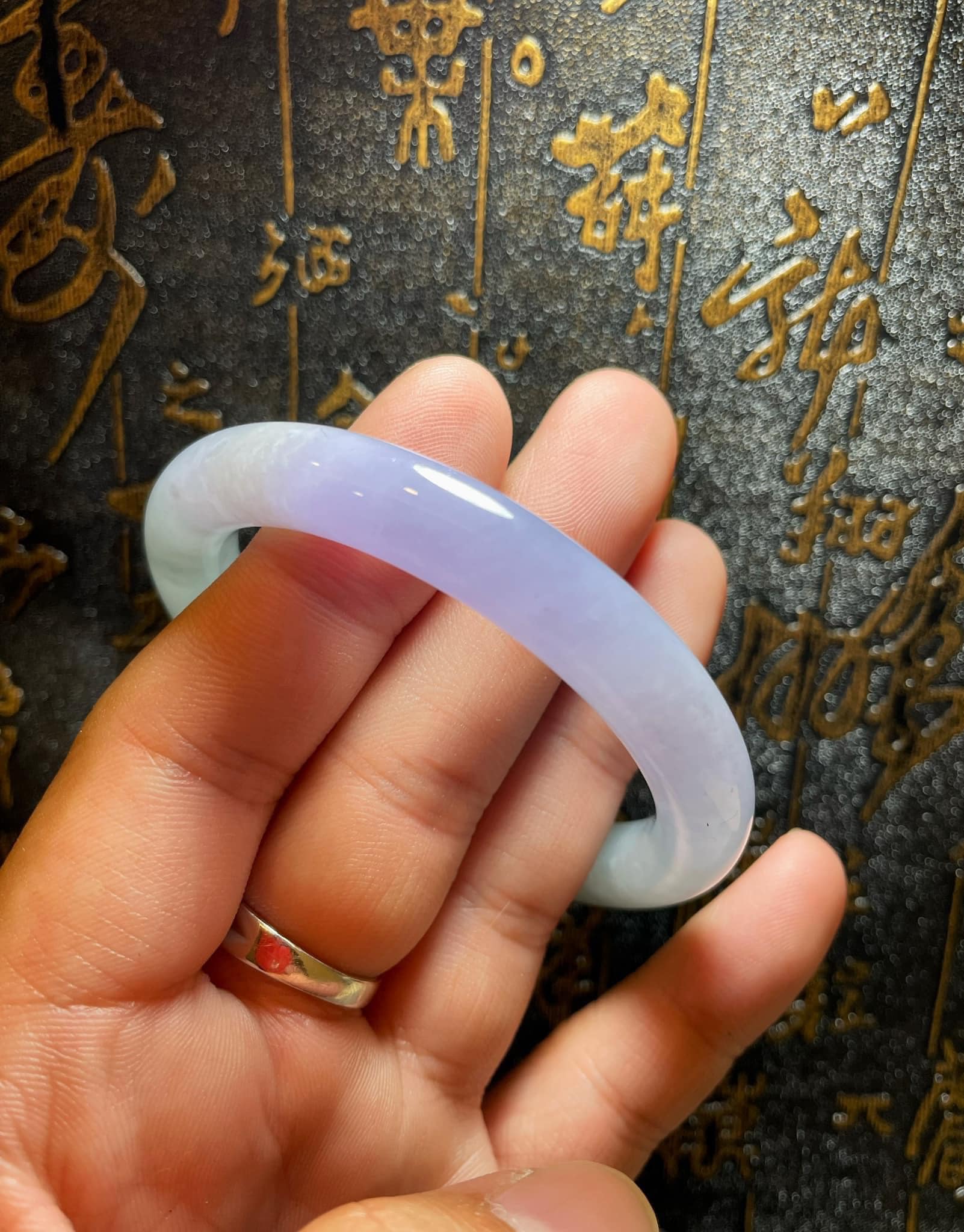 冰種圓骨春彩美鐲 I 魅力臻品