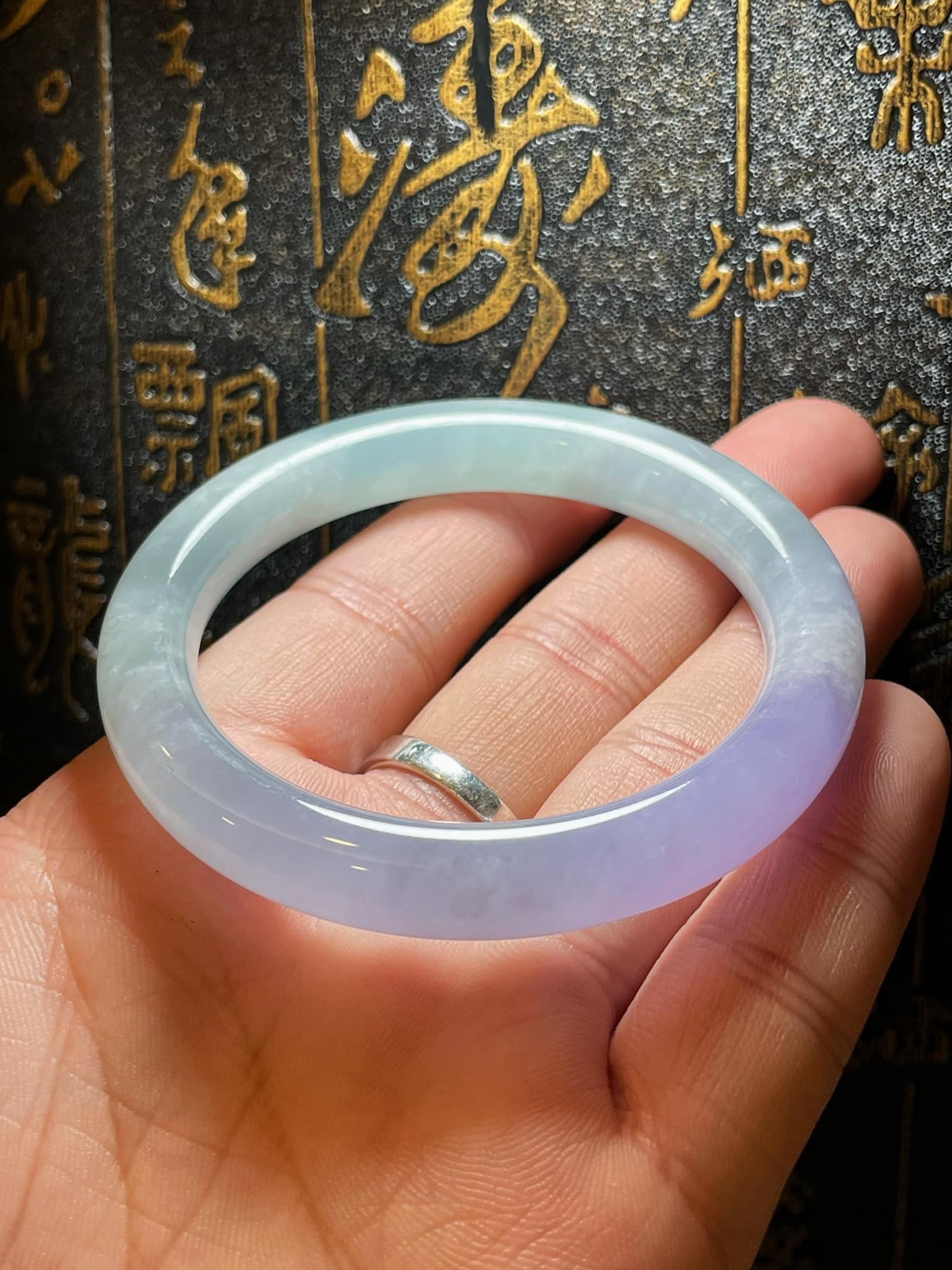 冰種圓骨春彩美鐲 I 魅力臻品